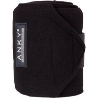 Produktbild von Anky Fleecebandagen Schwarz One Size