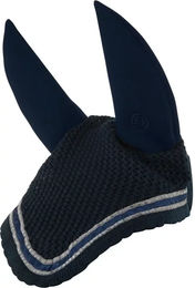 Produktbild von Anky Fliegenhaube für Pferde aus Baumwolle Blau mit Pony