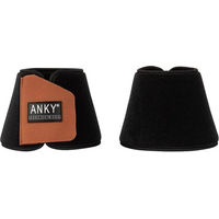 Produktbild von Anky Gamaschen für Pferde aus Polyester Schwarz-Orange XL
