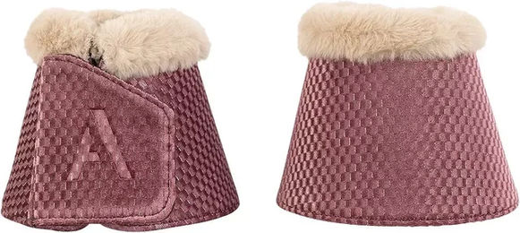 Produktbild von ANKY Gamaschen für Pferde aus Velours in Lila oder Rosa Größe L