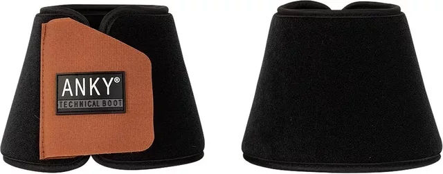Produktbild von Anky Gamaschen Klauenschutz für Pferde aus Polyester in Schwarz oder Braun Größe S