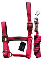 Produktbild von Anky Halfter und Strick Set Innuendo für Pferde in Rosa aus Nylon
