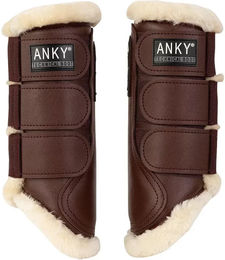 Produktbild von Anky Impact Active Gel Gamaschen für Pferde aus Neopren Braun XL