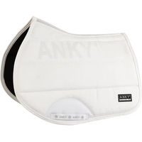 Produktbild von ANKY Jumping Anatomic Tech Springschabracke aus Leder in Weiß für Warmblut