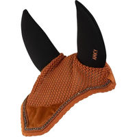 Produktbild von ANKY Langhaube für Pferde aus Polyester in Braun und Orange