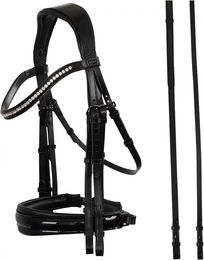Produktbild von Anky Leder Trense Full Schwarz