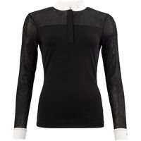 Produktbild von ANKY Luminous C-Wear Turnierpolo mit langen Ärmeln für Damen in Schwarz XS