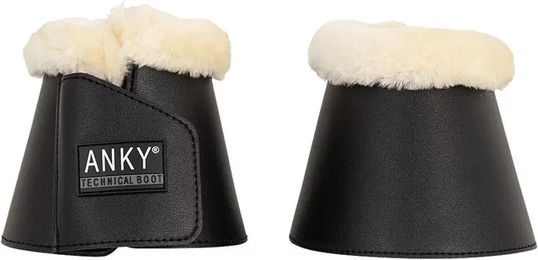 ANKY Over Reach Boots Gamaschen aus Neopren für Pferde Schwarz Größe L – Bild 1 von 2