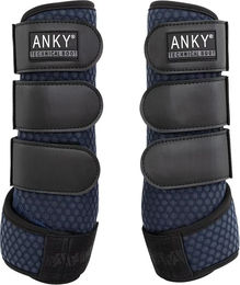 Produktbild von Anky Pferde Gamaschen aus Mesh in Blau Größe M