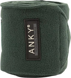 Produktbild von Anky Polobänder Gamaschen aus Fleece in Grün für Pferde