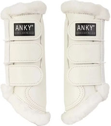 Produktbild von Anky Proficient Geschlossene Gamaschen für Pferde aus Kunststoff Weiß Größe L