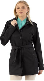 Produktbild von Anky Reitmantel Damen Schwarz Waterproof Nylon Größe L