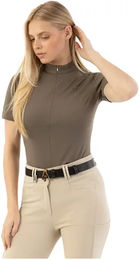 Produktbild von ANKY Reitshirt Damen ATC261204 aus Polyester in Braun und Beige Größe M