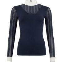 Produktbild von Anky Reitshirt Damen Langarm Mesh Marine Blau Größe S