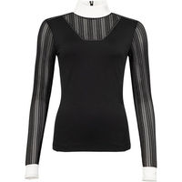 Produktbild von Anky Reitshirt Damen Langarm Schwarz Mesh XXS