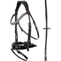 Produktbild von ANKY Reittrense Anatomisch aus Leder Schwarz für Warmblut