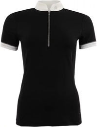 Produktbild von ANKY Reitturnierhemd Damen Textural C-Wear Schwarz 2XS