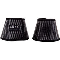 Produktbild von Anky Springglocken Technical Shiny Gamaschen für Pferde aus Kunstleder Schwarz Grösse M
