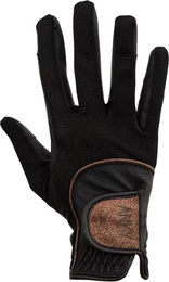 Produktbild von Anky Technical Mesh Reithandschuhe aus Kunstleder Schwarz Taille 7,5
