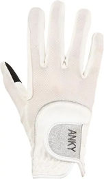 Produktbild von Anky Technical Mesh Reithandschuhe aus Kunstleder Weiß Taille 7,5