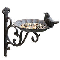 Produktbild von Annastore Vogeltränke aus Beton im Retro-Look Braun 25 cm