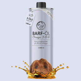 Annimally Barf Öl Sensitive mit Fisch für Haut Fell Immunsystem und Verdauung 1000 ml - 1000 ml – Bild 1 von 5