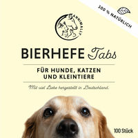 Produktbild von Annimally Bierhefe Tabletten für Hund, Katze und Kleintiere zur Unterstützung von Haut, Fell und Verdauung 150 Stück