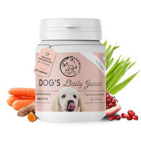 Produktbild von Annimally Dog's Daily Junior Multivitamin Tabletten für Welpen und Junghunde ohne Farb- und Aromastoffe