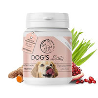 Produktbild von Annimally Dog's Daily Multivitamin Tabletten für Hunde mit Vitaminen und Mineralstoffen zur Unterstützung von Gelenken, Knochen und Immunsystem 85 Stück
