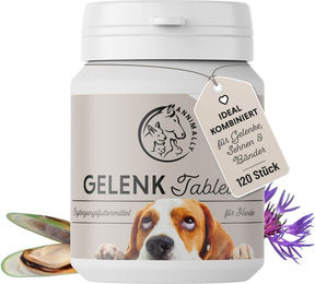 Produktbild von Annimally Gelenktabletten zur Unterstützung der Gelenke und Knochen