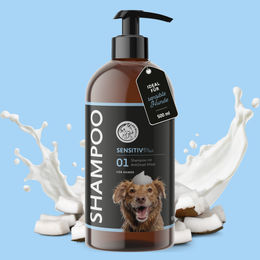 Annimally Sensitiv Plus Hundeshampoo für Welpen und sensible Hunde ohne Farb- und Aromastoffe 500 ml – Bild 1 von 9