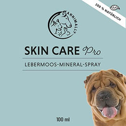 Annimally Skin Care Pro Haut-Pflege-Spray für Hund, Pferd und Kleintiere mit Lebermoos und Aloe Vera 100ml - 100 ml – Bild 1 von 3
