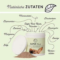 Produktbild von Annimally Super Barf Vitamin und Mineralstoff Pulver für Hunde ohne tierisches Protein - 500 g