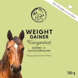Annimally Weight Gainer Aufbaufutter für Pferde zur Unterstützung von Muskelaufbau und Gewichtsaufbau 700 g - 700 g – Bild 1 von 5
