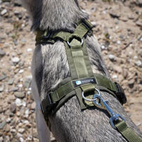 Produktbild von anny-x Brustgeschirr Fun für Hunde in Oliv Grün Größe M