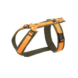Anny-X Brustgeschirr für Hunde Cordura Oliv-Orange Größe L – Bild 1 von 2