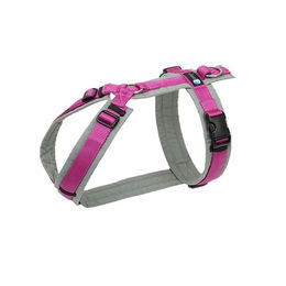 anny-x Brustgeschirr für Hunde Grau Pink Größe L – Bild 1 von 3