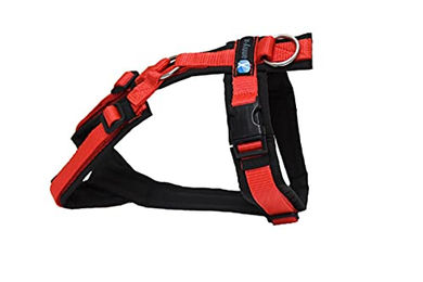 anny-x Brustgeschirr Hund Schwarz Rot Grösse S – Bild 1 von 1