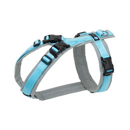 Anny-X Brustgeschirr Open Fun Hundegeschirr für sensible Hunde Grau-Blau Größe XS – Bild 1 von 3