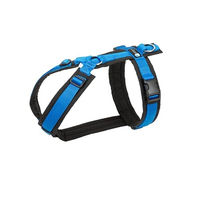 Produktbild von Anny-X Hundegeschirr Cordura Brustgeschirr Schwarz-Blau Größe M (Brustumfang 62-74 cm)