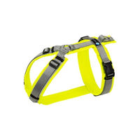 Produktbild von Anny-X Sicherheits-Brustgeschirr Protect für Hunde in Leuchtgelb-Grau Größe XL (Brustumfang 78-96 cm)