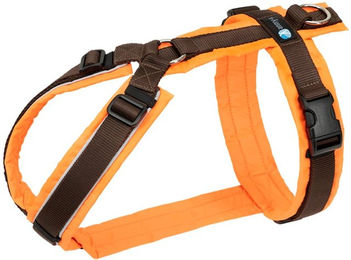 annyx Brustgeschirr Protect Sicherheitsgeschirr Leuchtorange Braun Größe L – Bild 1 von 6