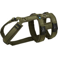 Produktbild von annyx Brustgeschirr Safety Fun für Hunde oliv grün Größe L aus Polyester