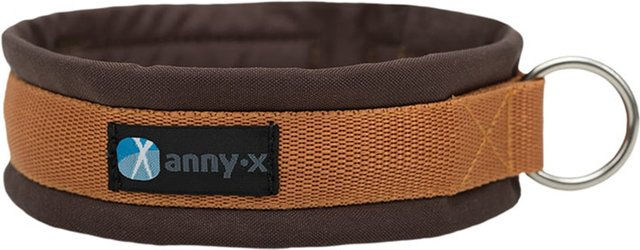 Produktbild von annyx Steckhalsband Biothane braun bernstein Größe L