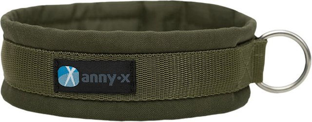 Produktbild von annyx Steckhalsband Gurtband oliv grün Größe L