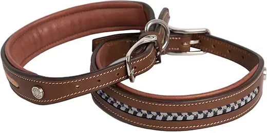 Produktbild von Antarès Hundehalsband aus Leder in Braun Größe M/L