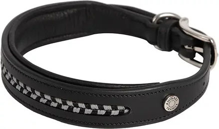 Produktbild von Antarès Hundehalsband aus Leder in Schwarz Größe S