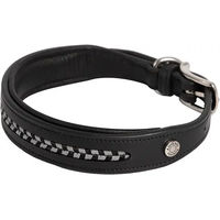 Produktbild von Antarès Hundehalsband aus Leder in Schwarz Größe XL