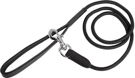 Produktbild von Antarès Hundeleine aus Leder für erwachsene Hunde in Braun oder Schwarz