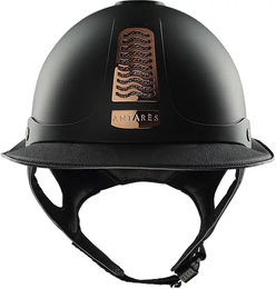 Produktbild von Antarès Précision Galaxy Eclipse Reithelm für Damen in Kupfer und Schwarz aus Kunststoff Größe S/M (53/57 cm)